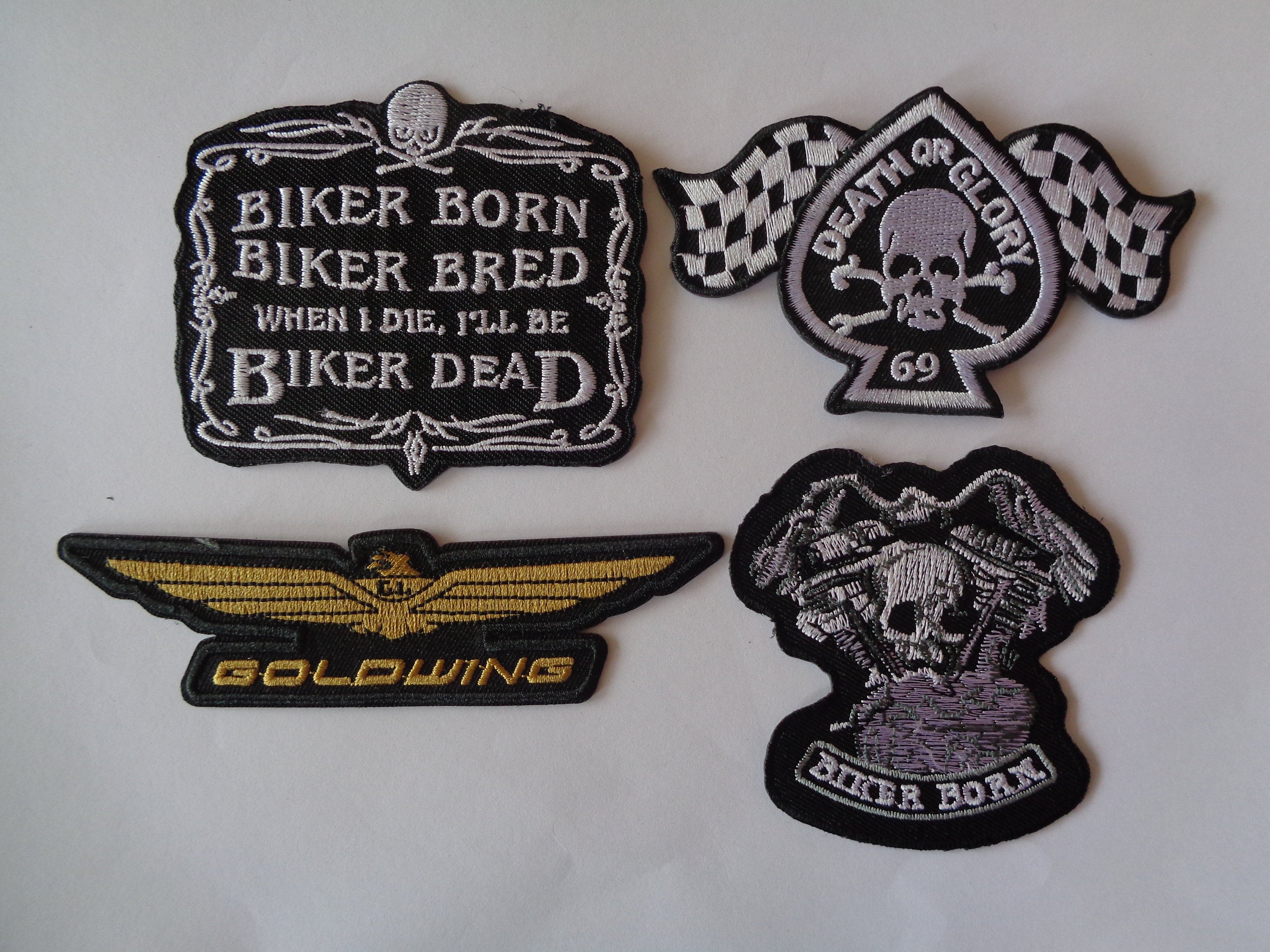 Motorrad Aufnäher Biker Patches - Easy-Patches. Aufnäher ganz einfach.