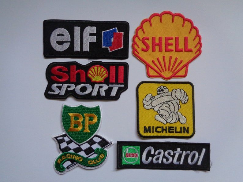 Pair Of Motorsport Racing Patches – Brembo Style – Sew/Iron On Badges