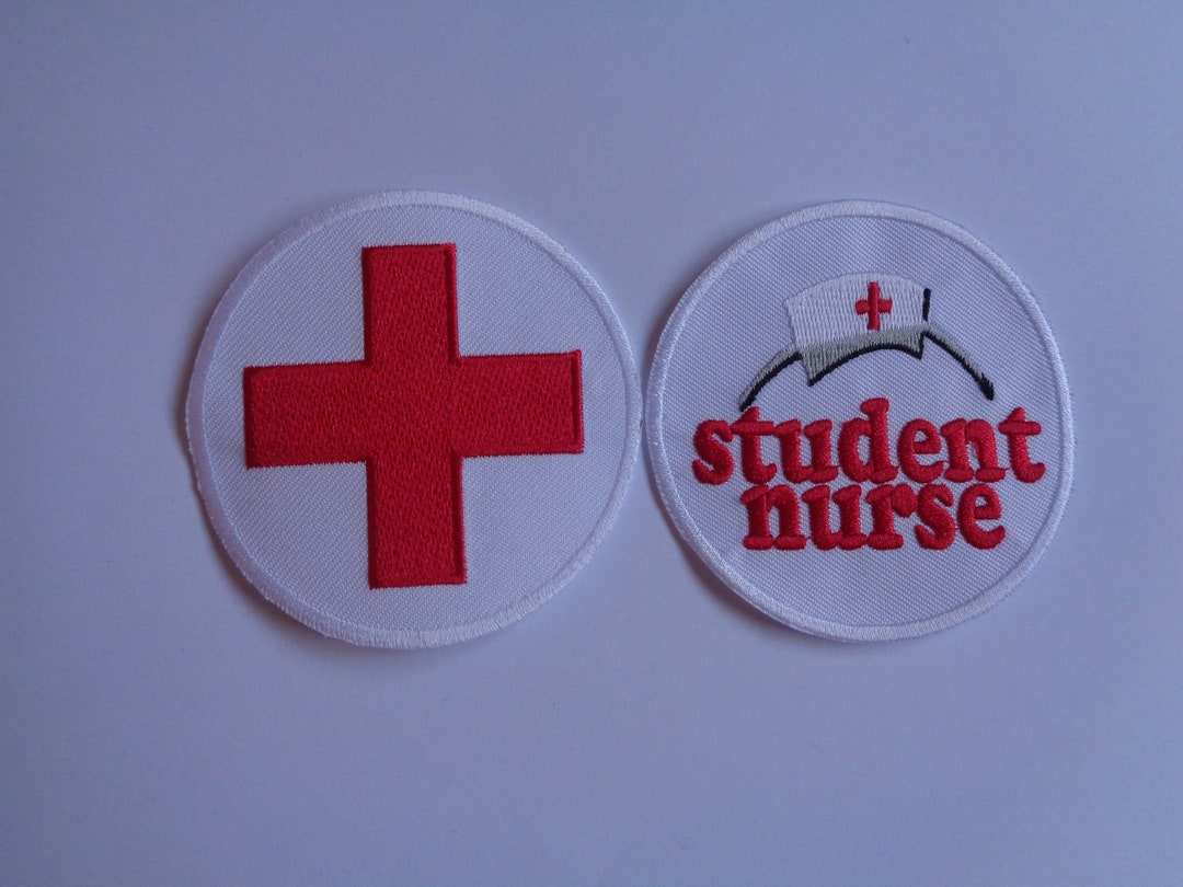 First Aid Nurses Patch Iron on or Sew on Patches Embroidered British