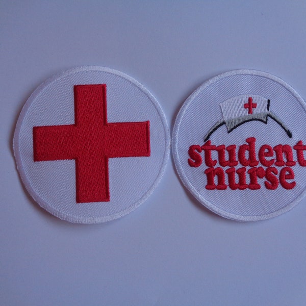 First Aid Nurses Patch Iron On Or Sew On Patches Embroidered British Red Cross Medic Patch Student Nurse Patch