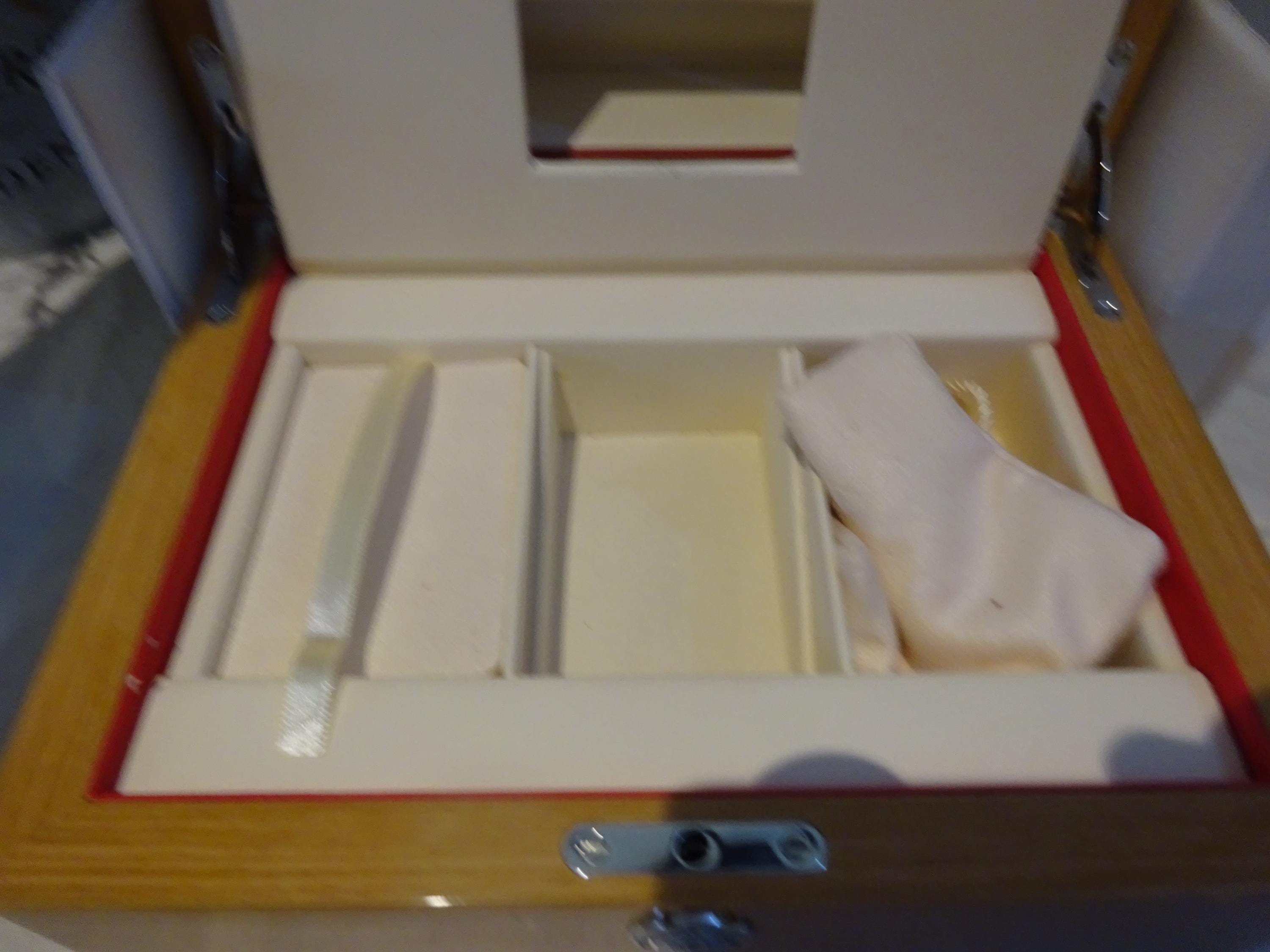 Authentic Wooden Omega Watch Box Top of the Range Watch Box in