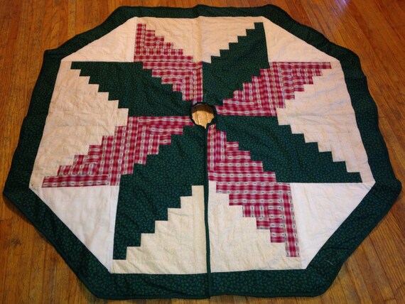 Quilted Christmas Tree Skirt Etsy