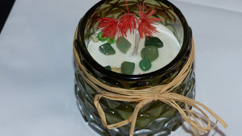 Wax lithotherapy candles, scent of natural flowers image 9