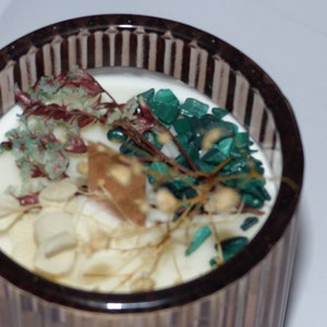 Wax lithotherapy candles, scent of natural flowers image 3