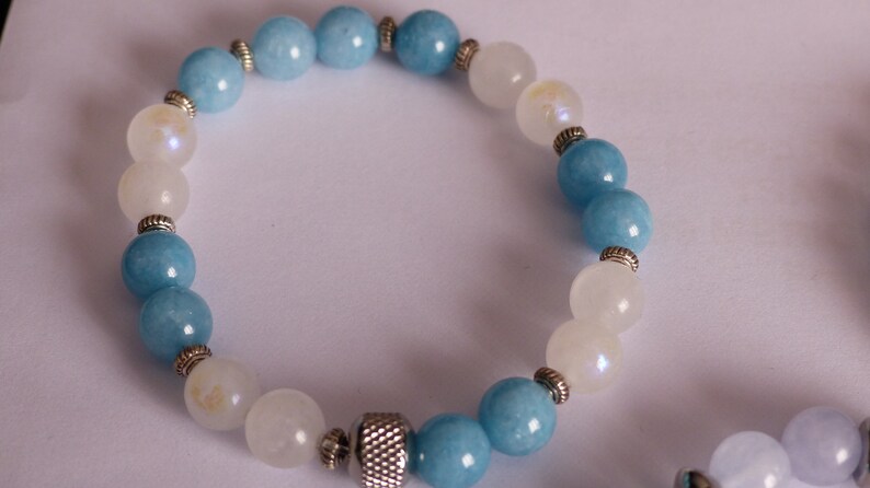 Bracelet de gemme naturel perle de 10 mm image 6