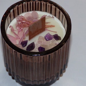 Wax lithotherapy candles, scent of natural flowers image 5
