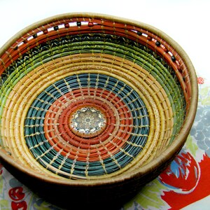 Natural Basket, Pine Needle Basket, Woven Basket, Table Accents, Handmade Basket, Basket Decor, Decorative Bowl, Storage Basket, Wall Decor