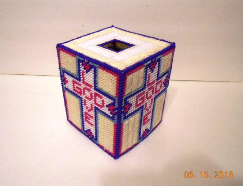 Love God Religious God Tissue Box cover Plastic canvas Etsy