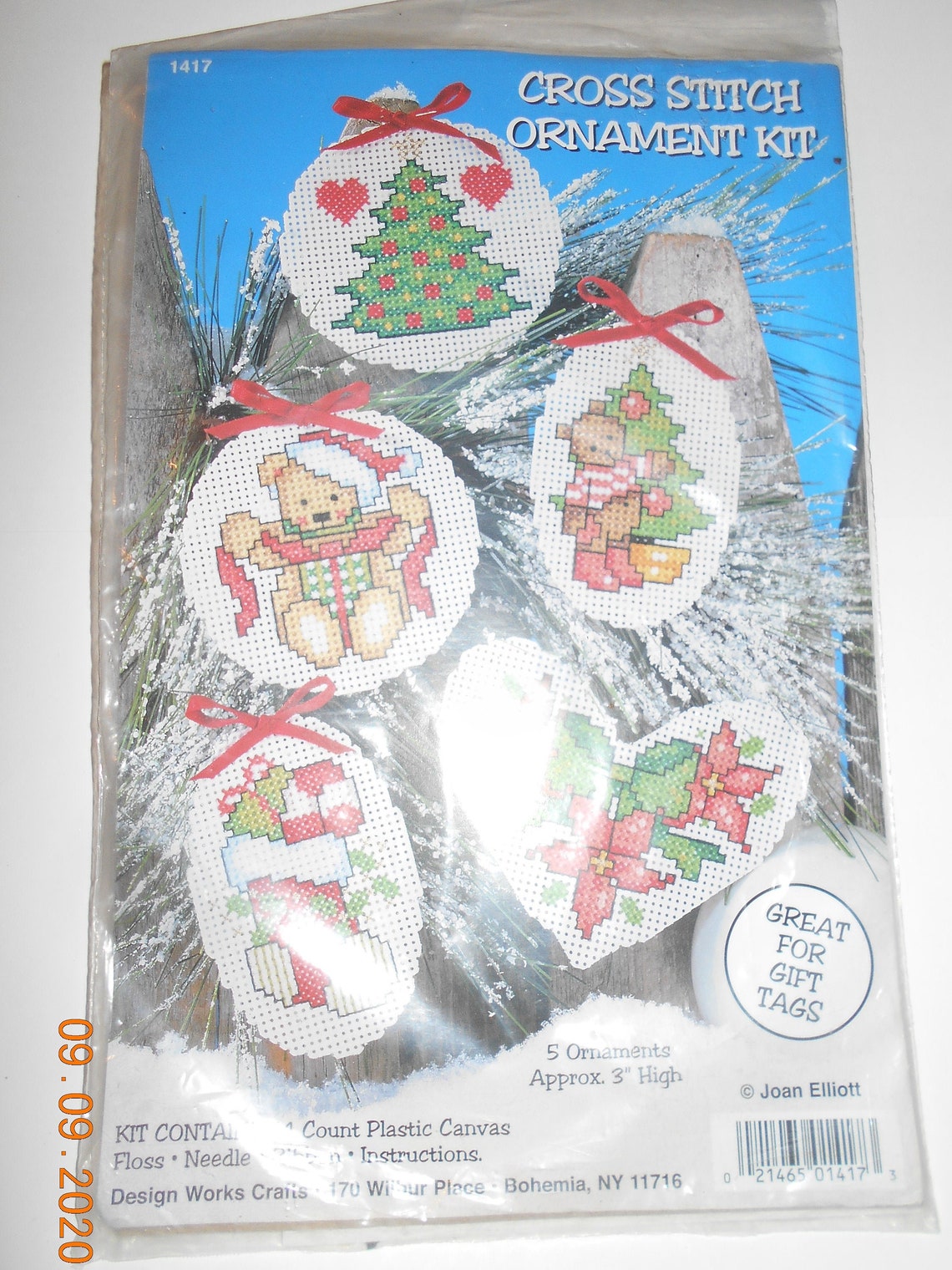 Christmas Cross Stitch Ornament Kit Etsy