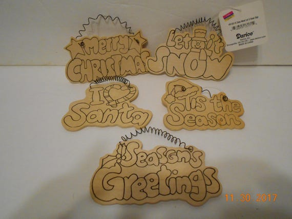 Paintable Christmas Ornaments Set Of 5 Wood Ornaments Etsy Paintable Christmas ornaments, set of 5, wood ornaments - Paintable Christmas Ornaments Set Of 5 Wood Ornaments Etsy