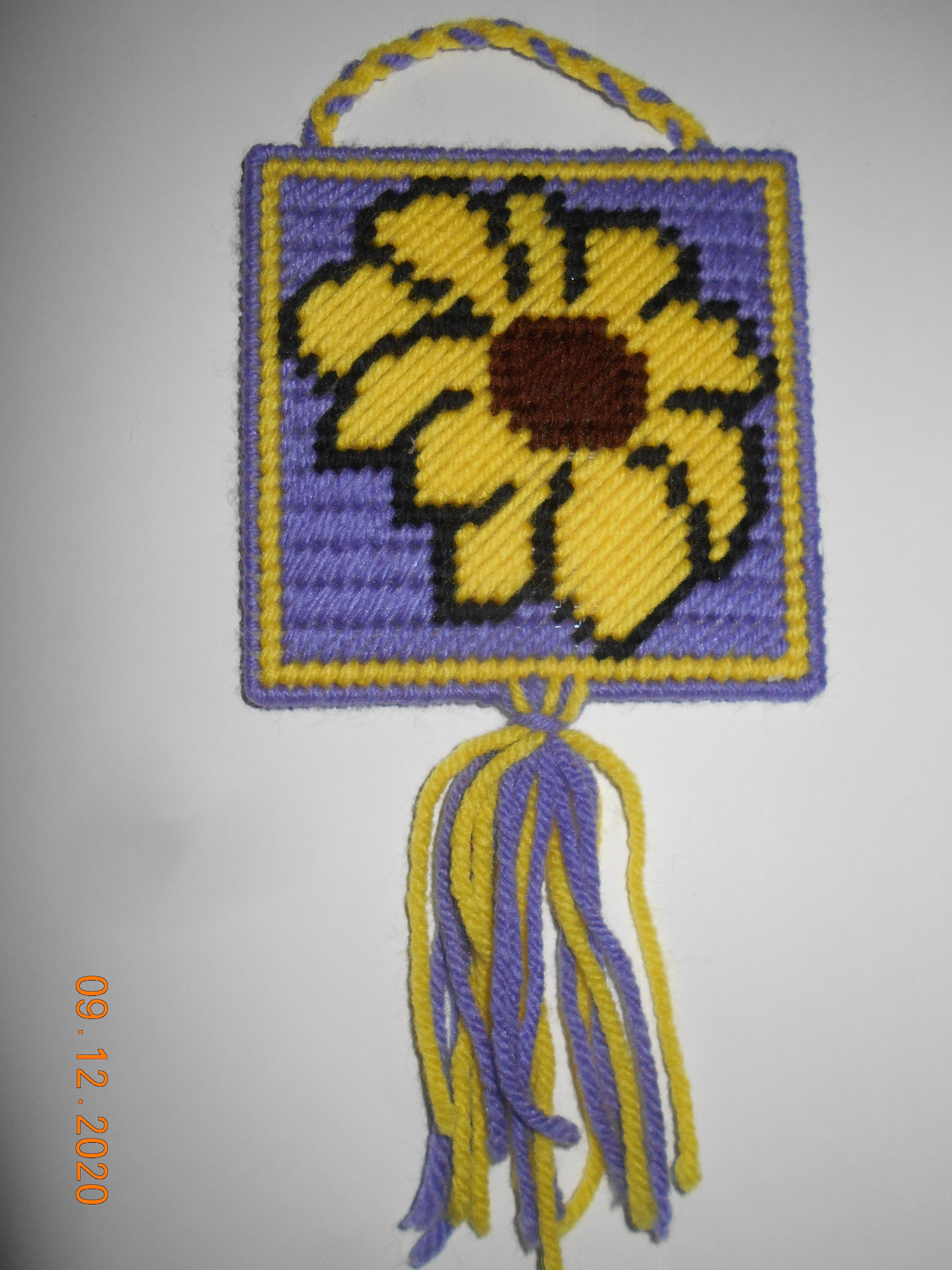 Flower Wall Hanging in Plastic Canvas 6 Choices Etsy