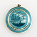 Anne R Wolfe reviewed Vintage French Locket Turquoise Enamel Pill Box Medaillon Powder Compact Pendant