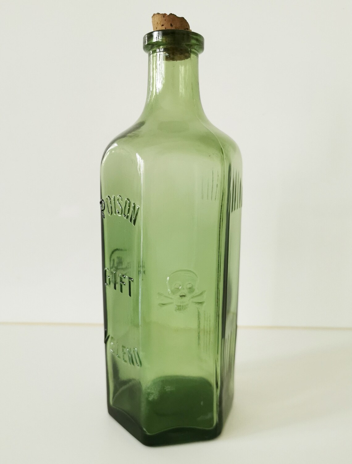 RARE True Vintage German Poison Bottle Large Size Skull Etsy