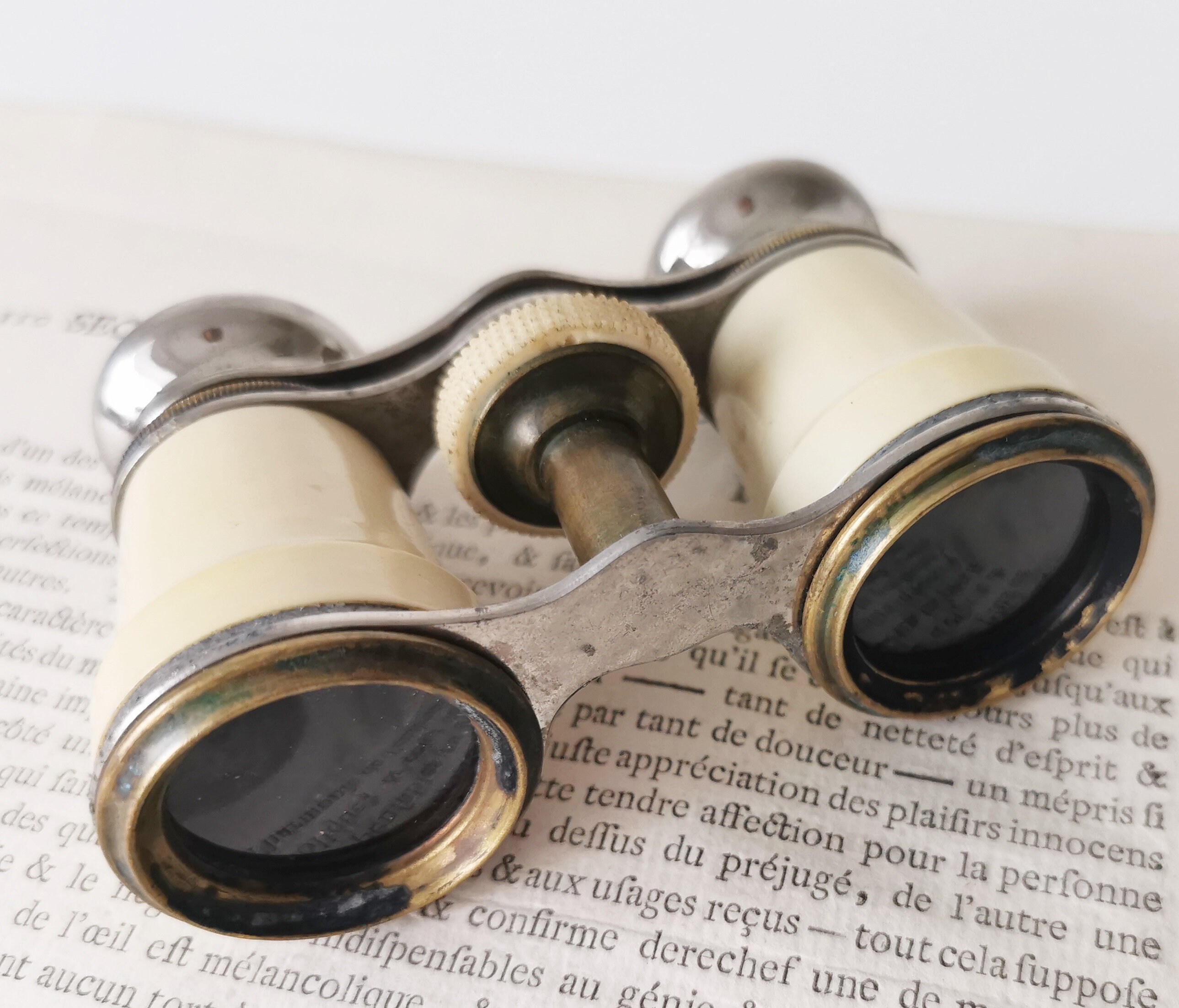 Vintage French Opera Glasses Binoculars Shabby Look Etsy