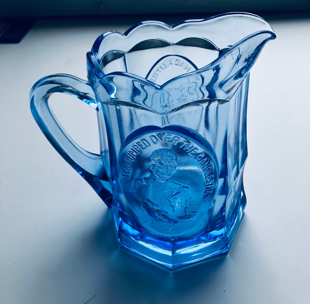 Indiana Glass Tiara Glass 1970 Collectible Vintage Glass Nursery Rhyme