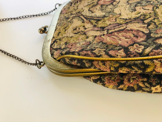 Vintage Handbag JR Julius Resnick Tapestry Midcen… - image 8