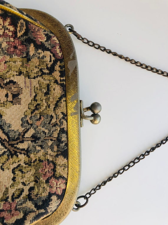 Vintage Handbag JR Julius Resnick Tapestry Midcen… - image 2