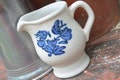 Yorktowne Creamer Small Pitcher Pfaltzgraff 4 inch tall Yorktown Blue White Country Cottage Kitchen 2 are Available I Ship Globally