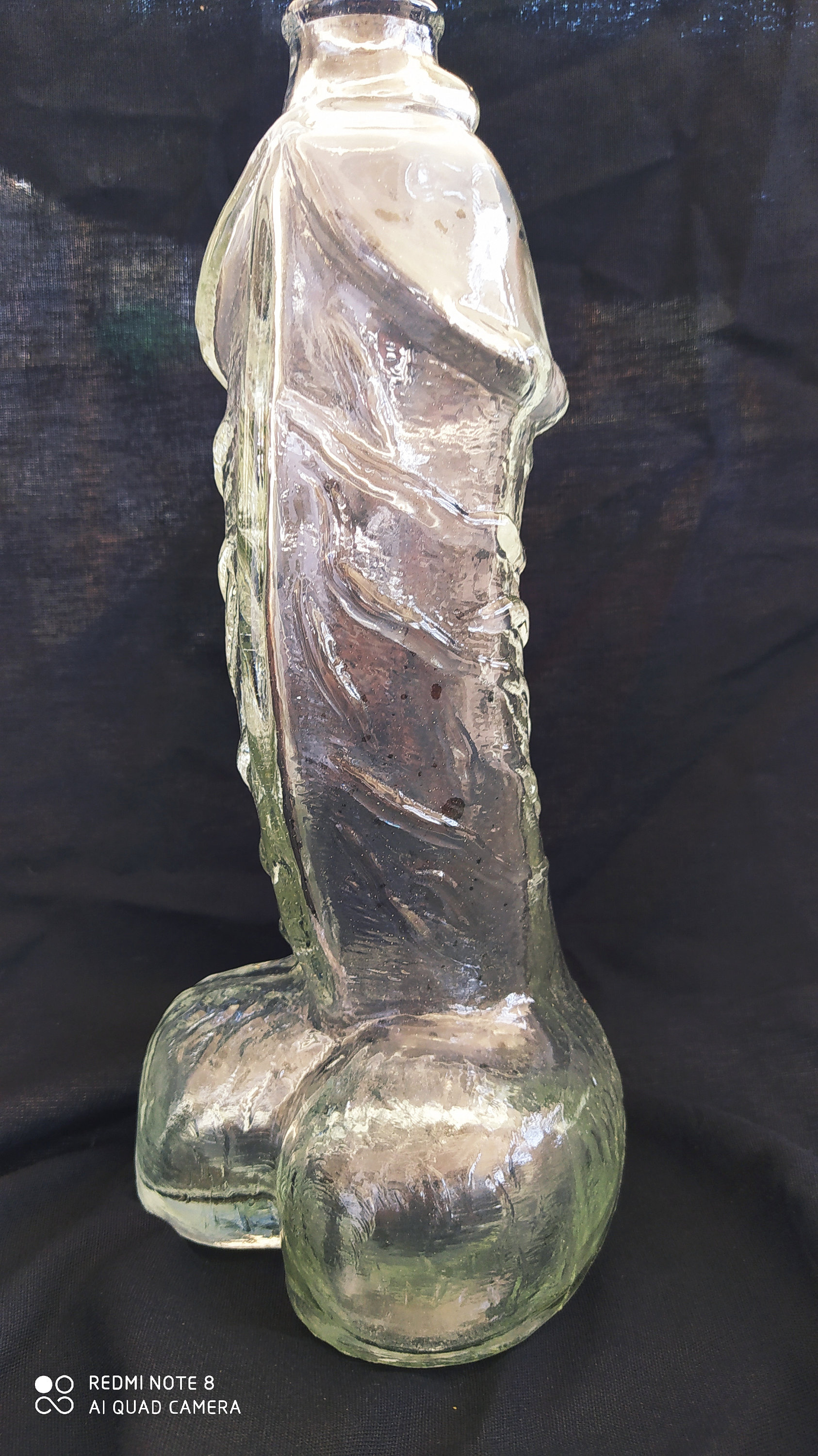 Vintage Blown Glass Drink Bottle.penis Shaped Drink Bottle. - Etsy