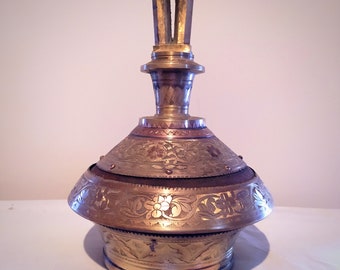 Early 1900's Ottoman Brass Incense Burner.Circa1900 or earlier.