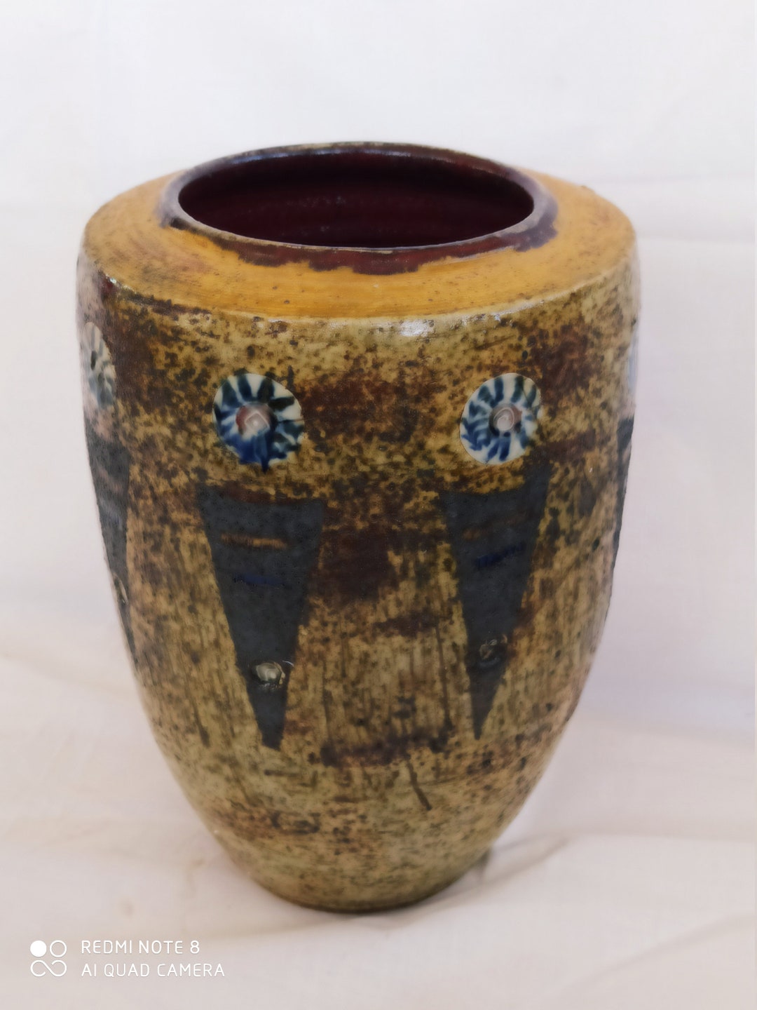 India Raku Buy HANDMADE RAKU Pottery,raku Ceramic Vase,handmade Raku Vase. Online ...