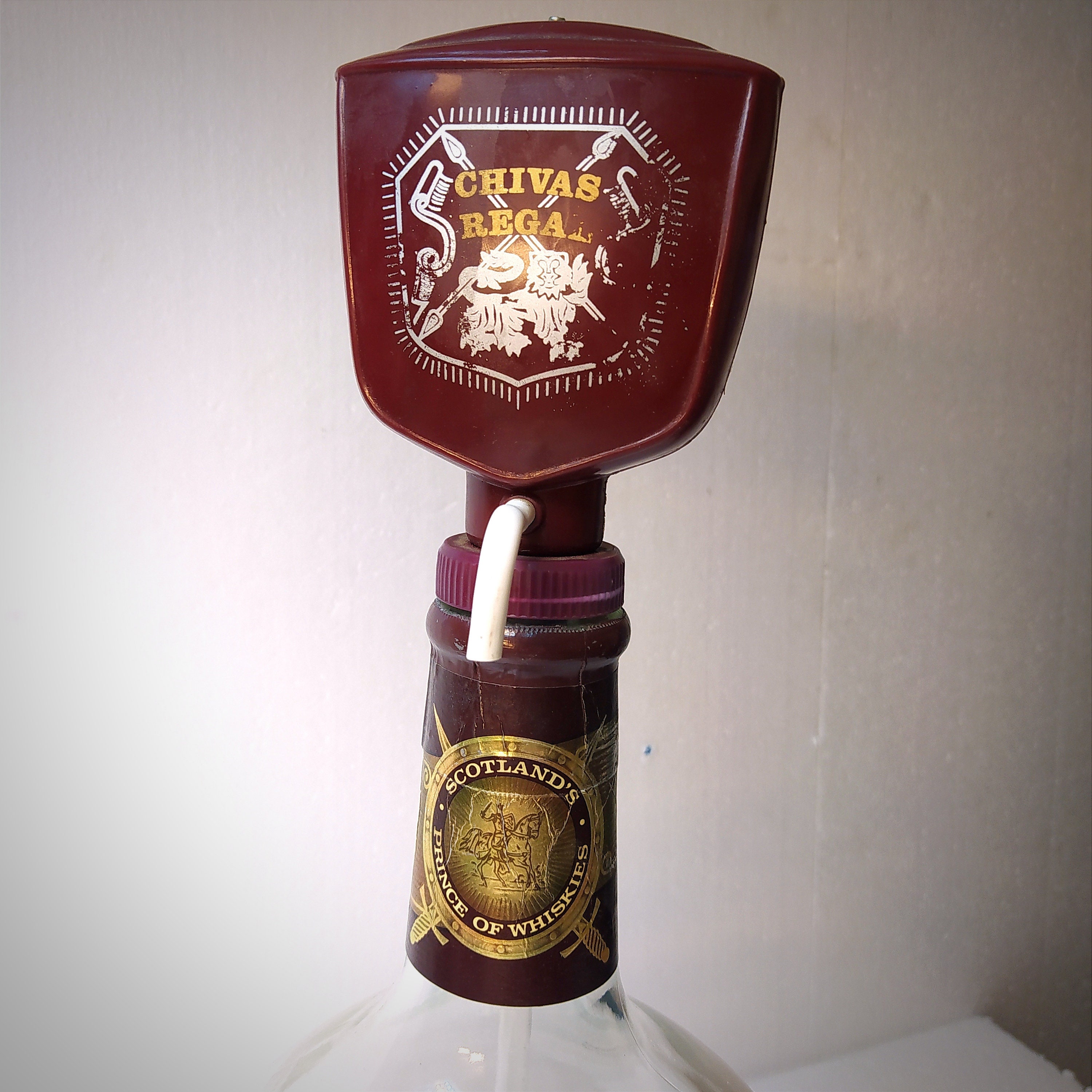 CHIVAS REGAL WHISKY Bottle.vintage Chivas Regal Pump Dispenser Bottle. 