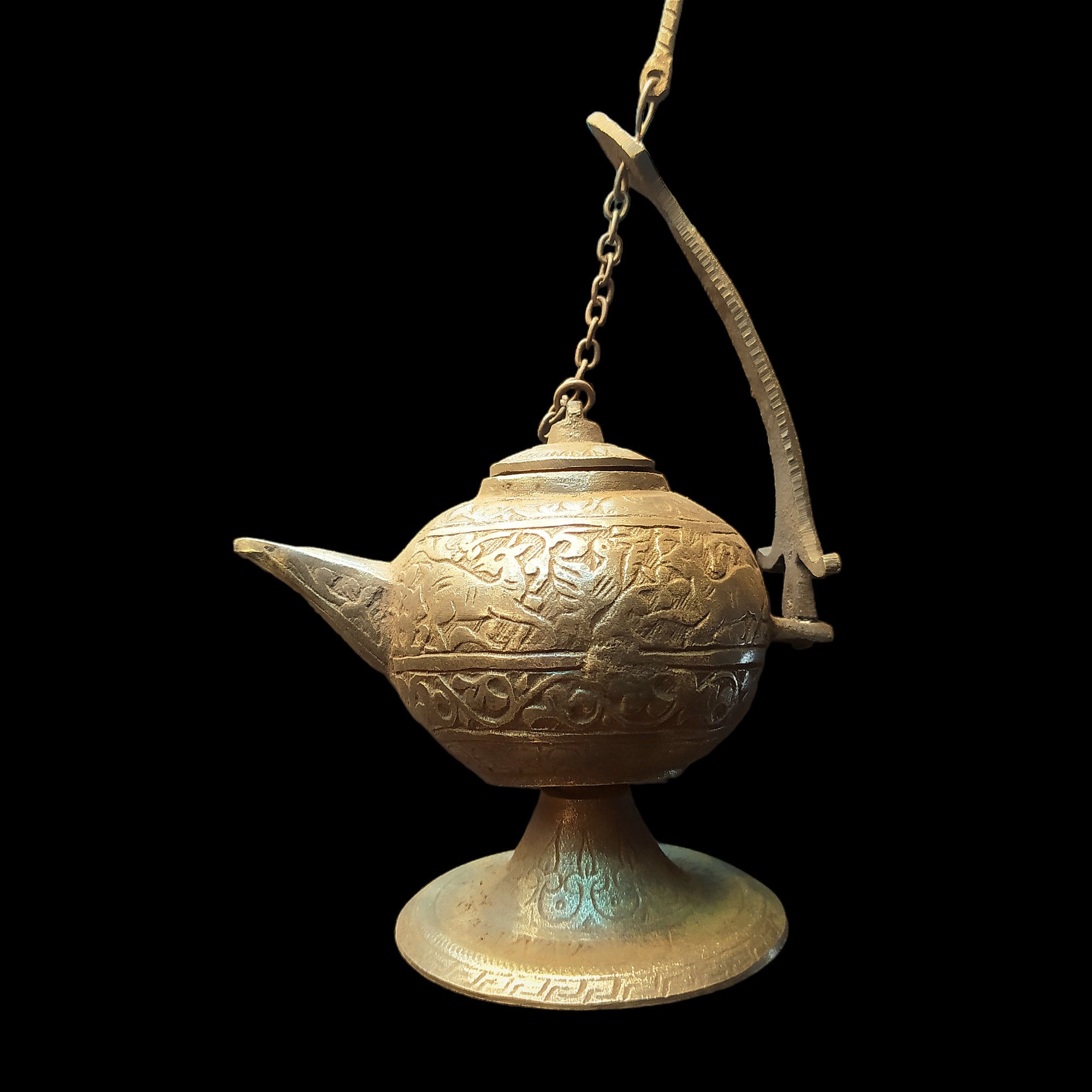 Vintage Ottoman Oil Lamp.