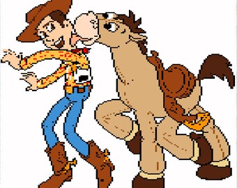 woody and horse