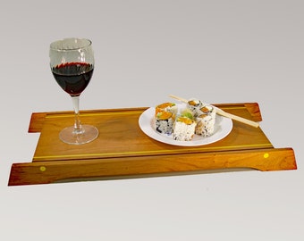 Cherry with yellow table sled