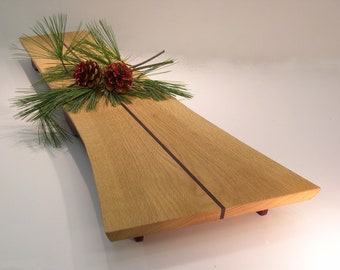 Oak and purpleheart table sled