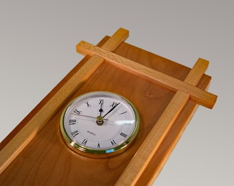 craftsman mission arts and crafts wall clock