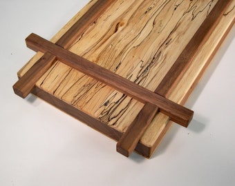 wall clock spalted maple mission style