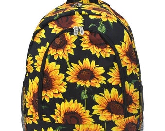 sunflower checkered backpack