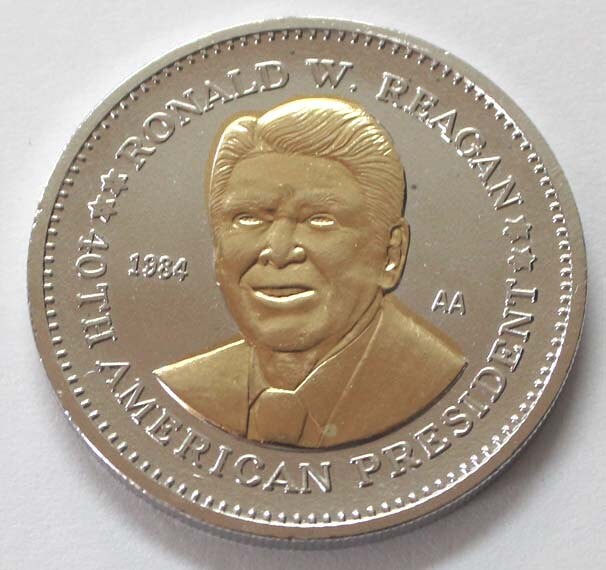 Ronald Reagan Double Eagle Commemorative Coin 1984 Series AA Etsy