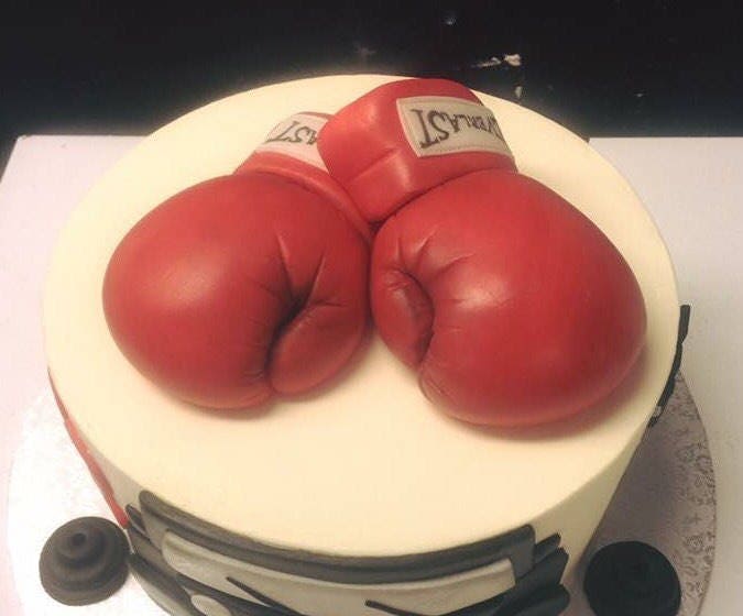 Boxing Gloves Cake Topper Etsy