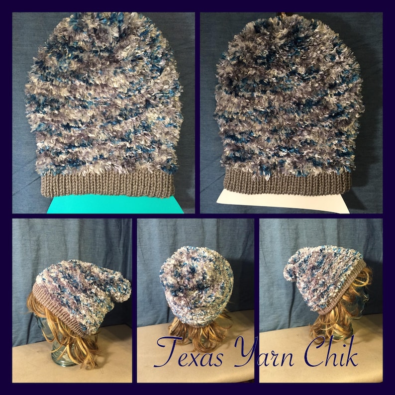 Knitted winter hat