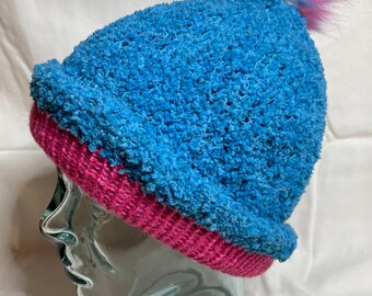 Knitted winter hat