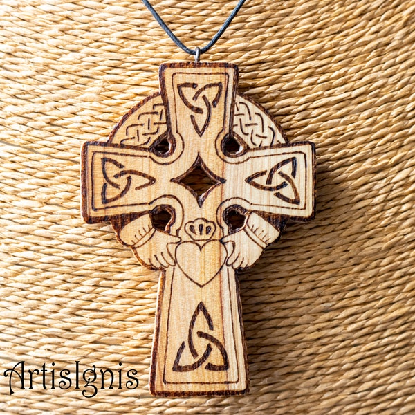 Pyrography Necklace - Etsy