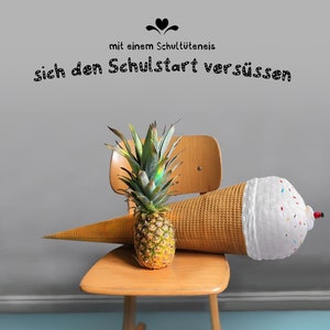 Schultüte EIS individuelle Zuckertüte Waffeleis ganz nach eurem Geschmack