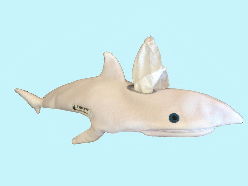 tissue storage SHARK cuddly toy SPREEFISCH.BERLIN image 4