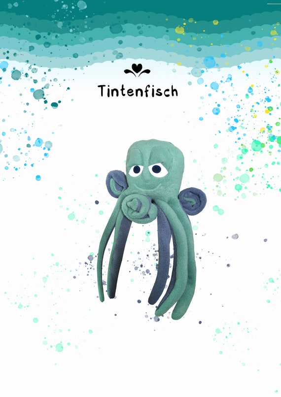 Kuscheltier Onkel Oktopus Tintenfisch Etsy