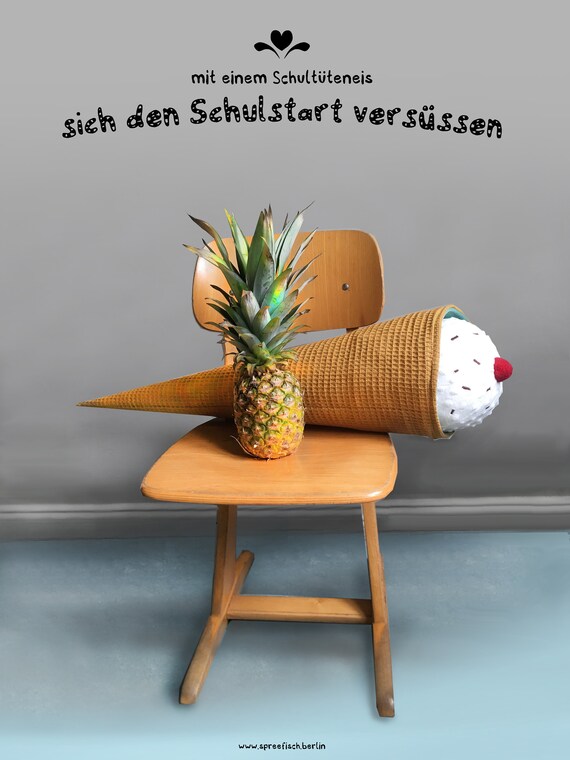 Schultute Eis Zuckertute Auftragsanfertigung Etsy