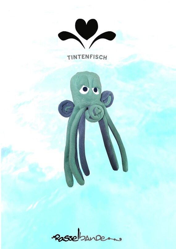 Kuscheltier Onkel Oktopus Tintenfisch Etsy