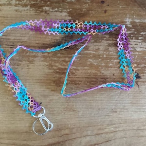Tatted Lanyard - Ocean Sunset