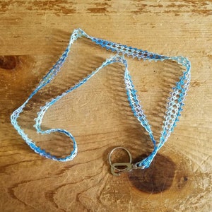 Tatted Lanyard - Artic Waters