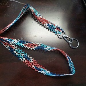 Tatted Lanyard - Sea Scape