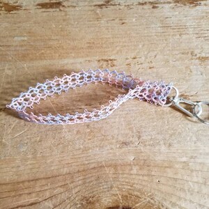 Tatted Keychains  (key fobs) - Sea Shells