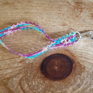 Tatted Keychains  (key fobs) - Ocean Sunset