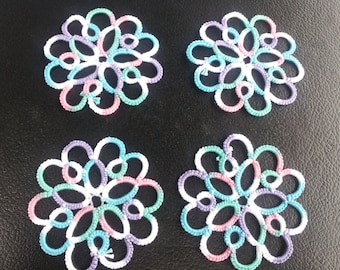 Tatted Sand Dollar Ornaments