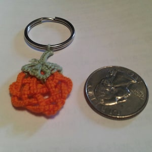 Tatted Pumkin Keychain